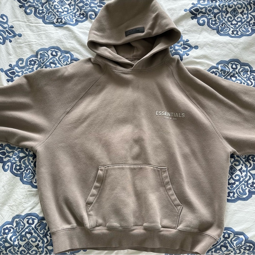 Essentials Fear of God Desert Taupe Hoodie